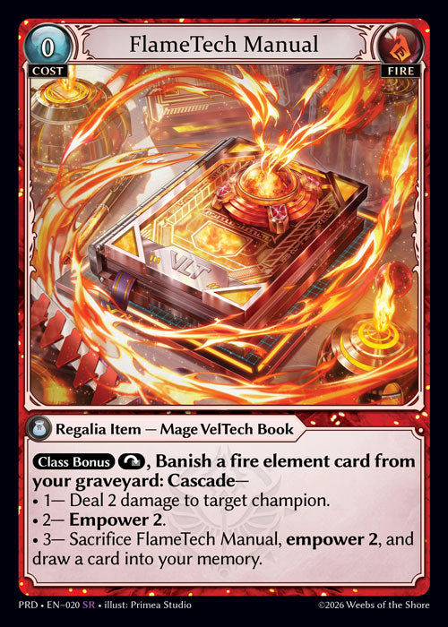 PRD-020 FlameTech Manual