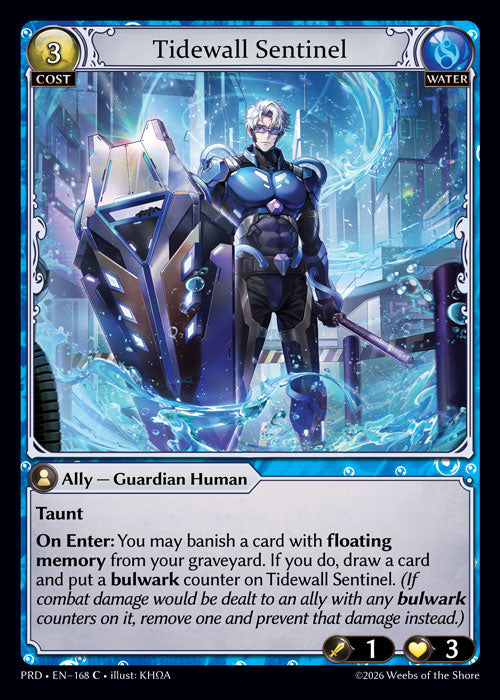 PRD-168 Tidewall Sentinel