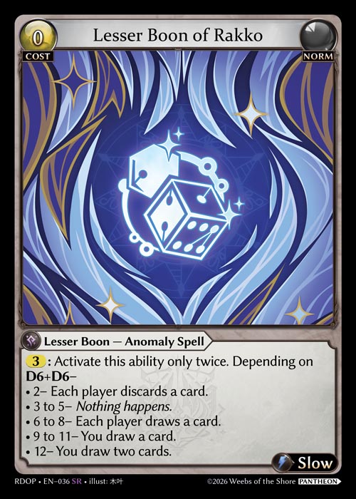 RDOP-036 Lesser Boon of Rakko