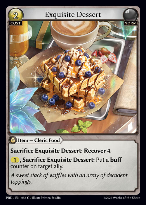 PRD-058 Exquisite Dessert