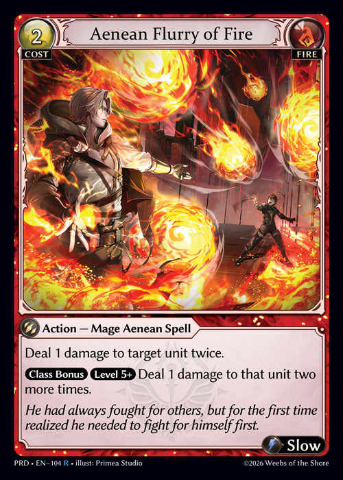 PRD-104 Aenean Flurry of Fire