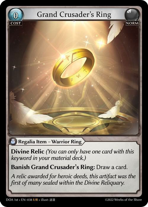 DOA-038 Grand Crusader's Ring