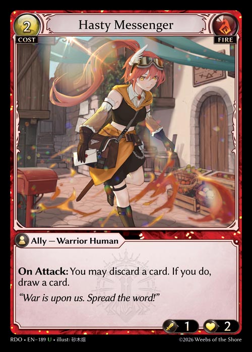 RDO-189 Hasty Messenger