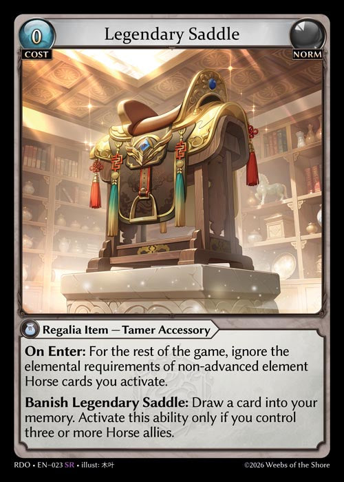 RDO-023 Legendary Saddle
