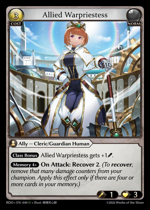 RDO-040 Allied Warpriestess