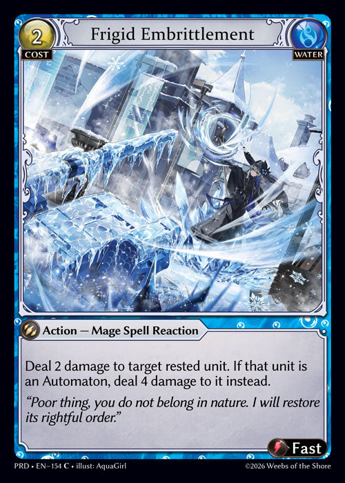 PRD-154 Frigid Embrittlement