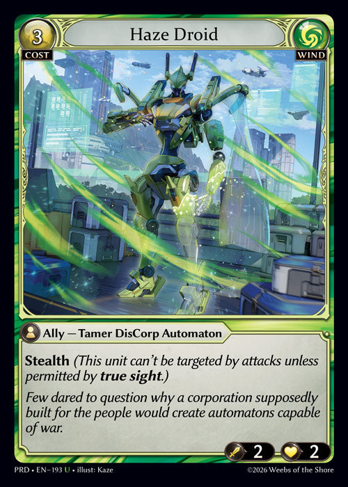 PRD-193 Haze Droid