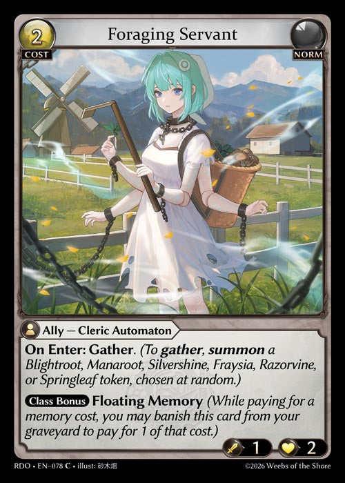 RDO-078 Foraging Servant