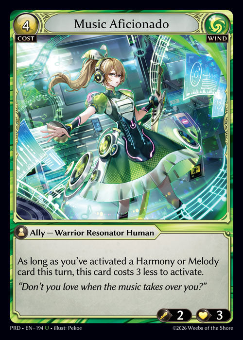 PRD-194 Music Aficionado