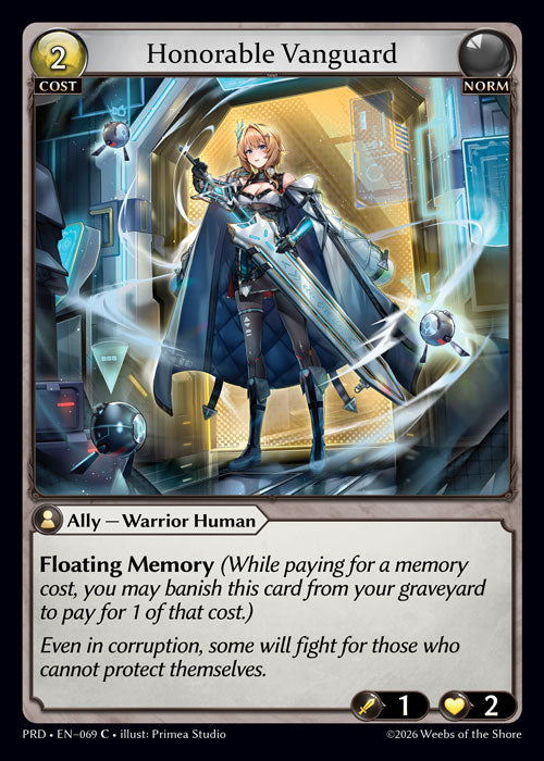 PRD-069 Honorable Vanguard