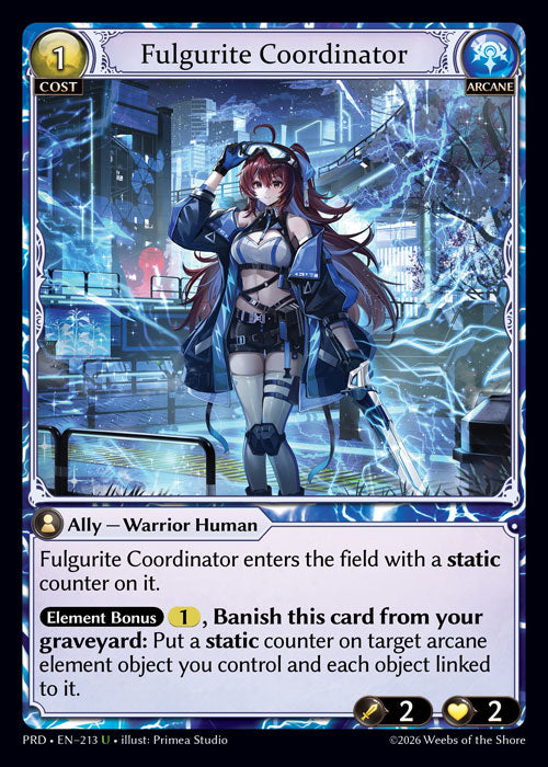 PRD-213 Fulgurite Coordinator