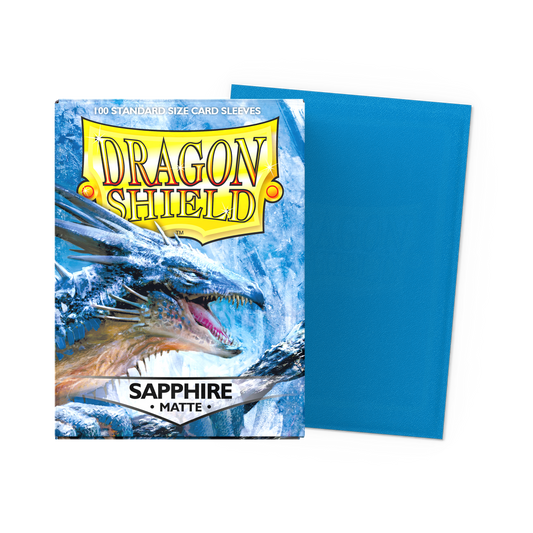 Dragonshield Sapphire Matte Sleeves