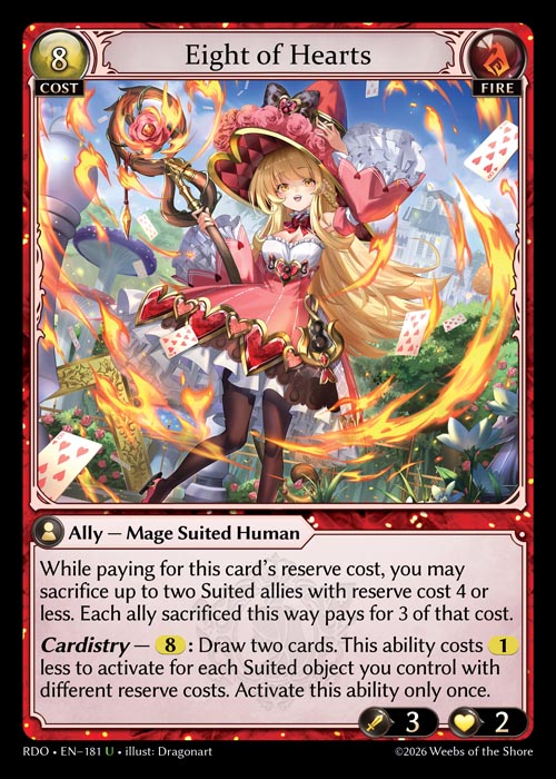 RDO-181 Eight of Hearts