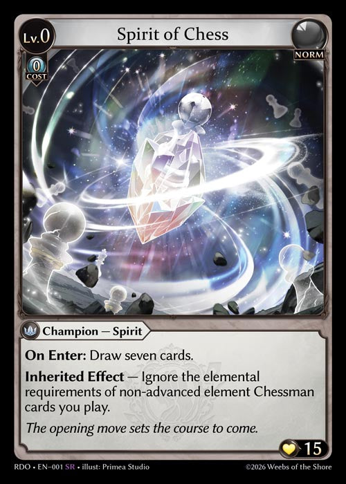 RDO-001 Spirit of Chess