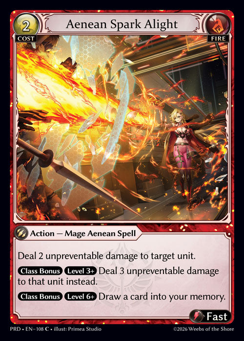 PRD-108 Aenean Spark Alight