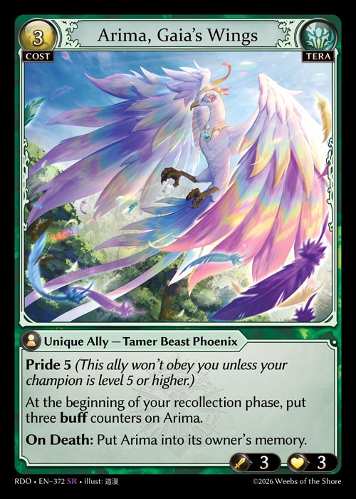 RDO-372 Arima, Gaia's Wings