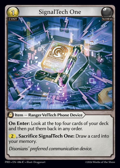 PRD-086 SignalTech One