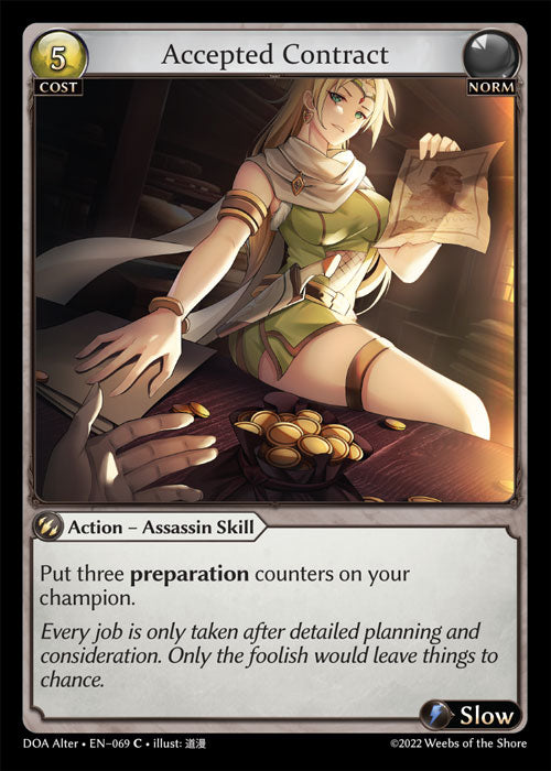 DOA-069 Accepted Contract