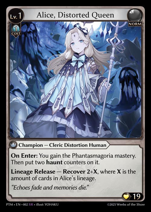 PTM-002 Alice, Distorted Queen (Foil)