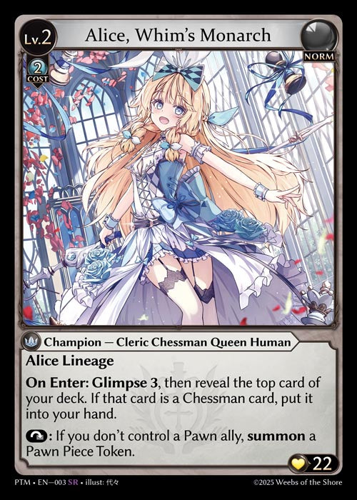 PTM-003 Alice, Whim's Monarch (Foil)