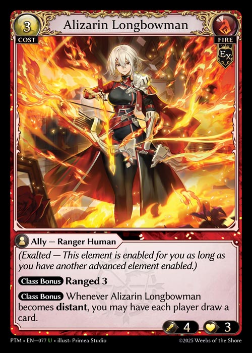 PTM-077 Alizarin Longbowman (Foil)