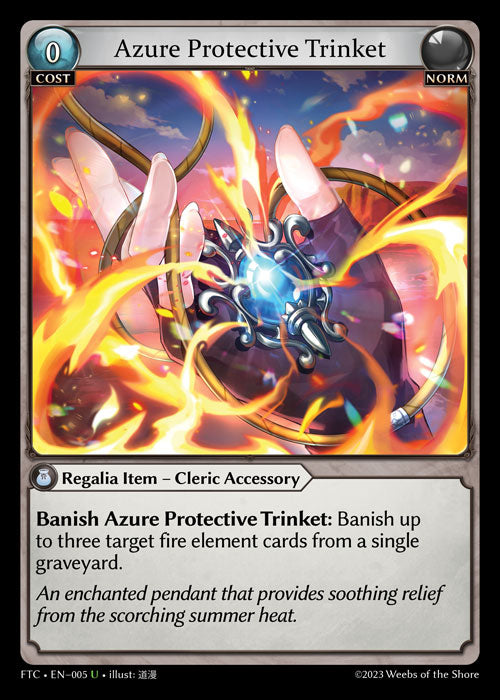 FTC-005 Azure Protective Trinket