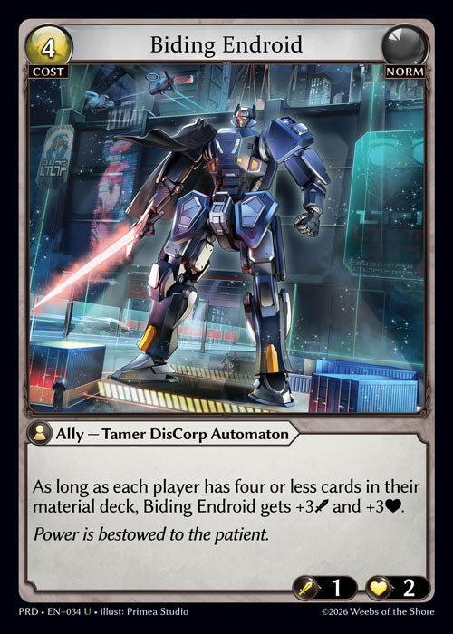 PRD-034 Biding Endroid