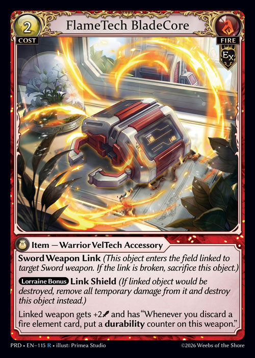 PRD-115 FlameTech BladeCore