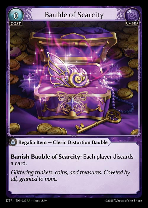 DTR-039 Bauble of Scarcity