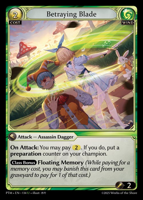 PTM-134 Betraying Blade (Foil)