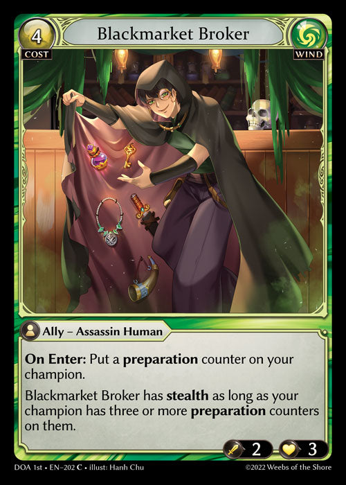 DOA1st-202 Blackmarket Broker