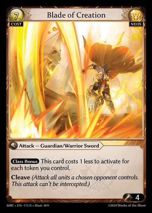 MRC-172 Blade of Creation