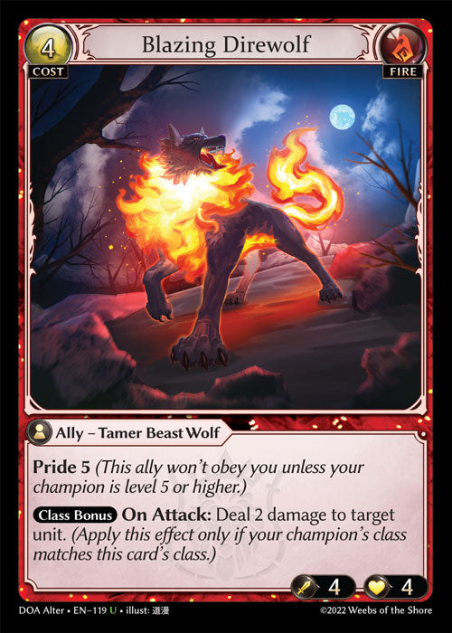 DOA-119 Blazing Direwolf