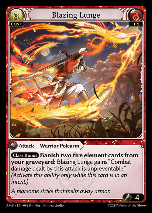 AMB-096 Blazing Lunge