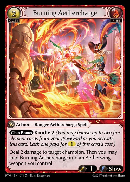 PTM-079 Burning Aethercharge (Foil)