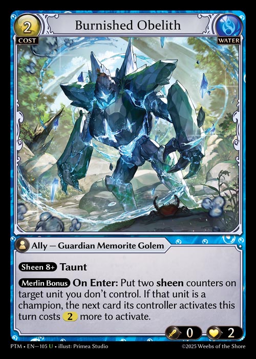 PTM-105 Burnished Obelith (Foil)