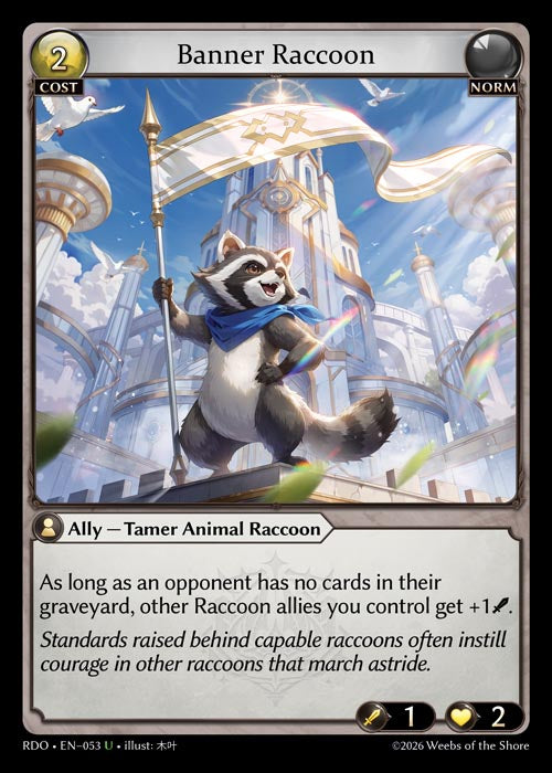 RDO-053 Banner Raccoon
