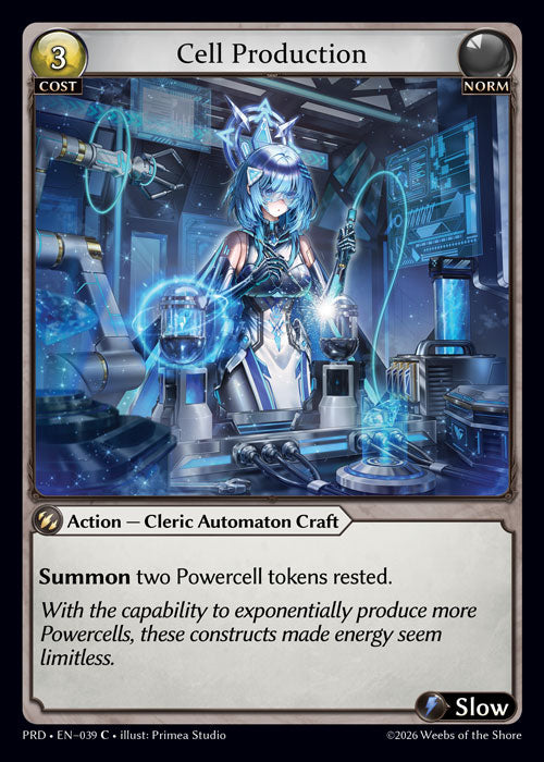 PRD-039 Cell Production