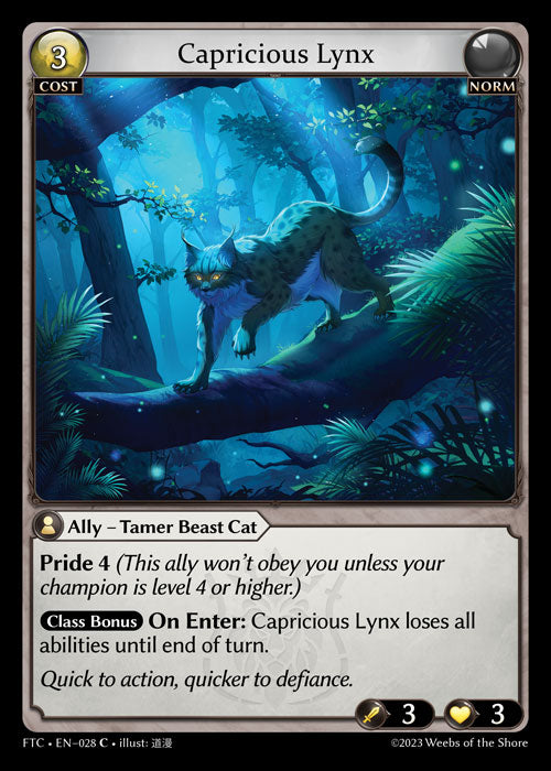 FTC-028 Capricious Lynx