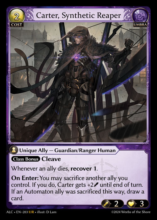 ALC-203 Carter, Synthetic Reaper