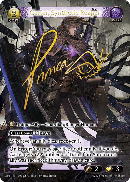 SP2 Carter, Synthetic Reaper CSR