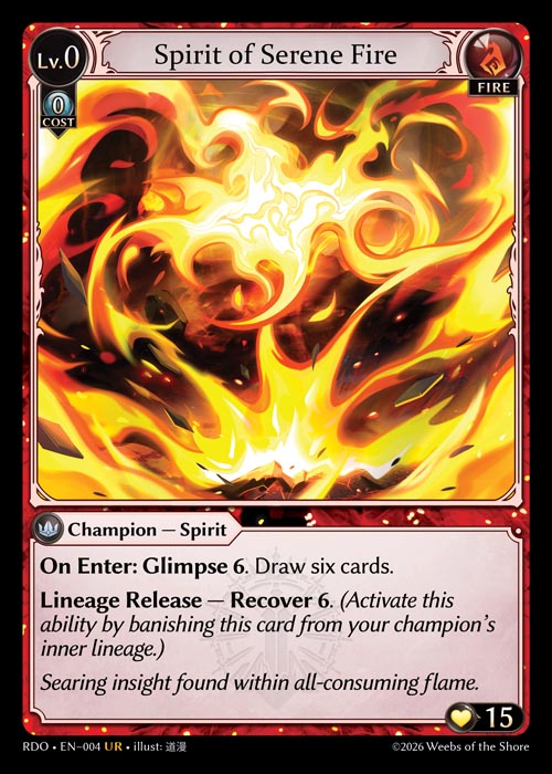 RDO-004 Spirit of Serene Fire