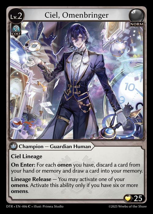 DTR-006 Ciel, Omenbringer