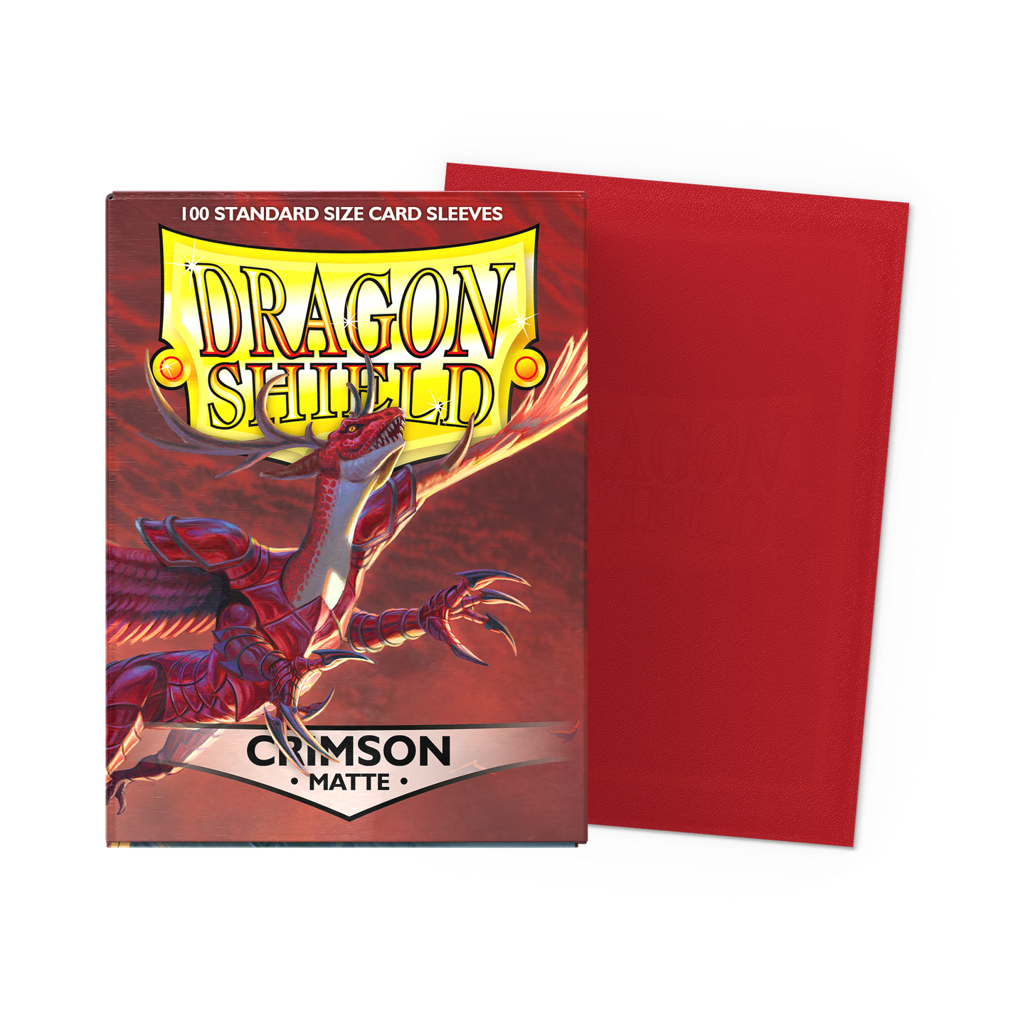Dragonshield Crimson Matte Sleeves
