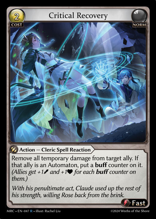 MRC-047 Critical Recovery