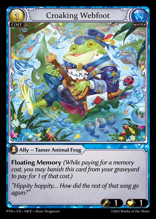 PTM-108 Croaking Webfoot