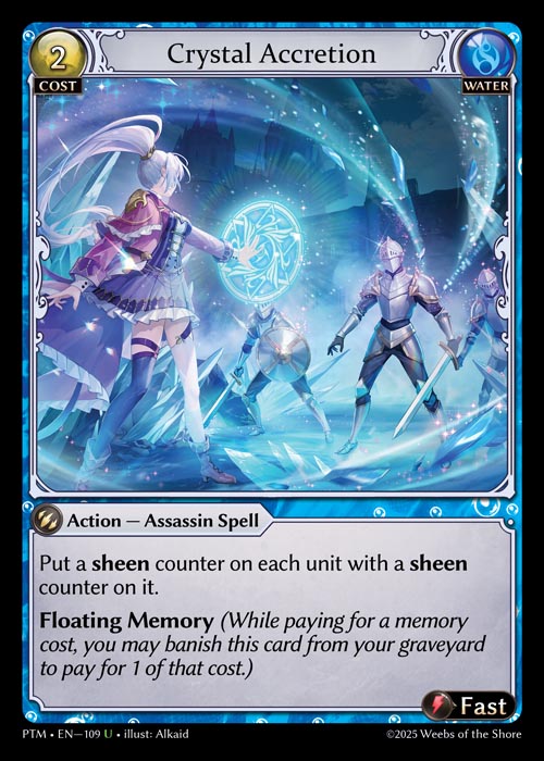 PTM-109 Crystal Accretion (Foil)
