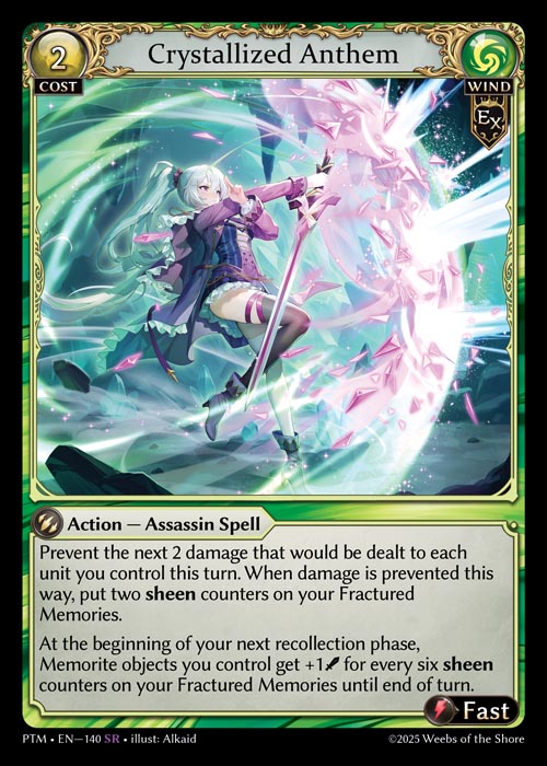 PTM-140 Crystallized Anthem