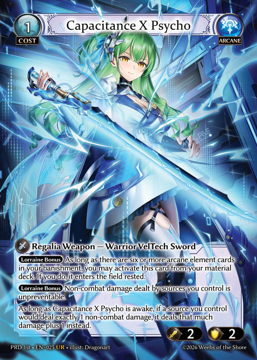 PRD-025 Capacitance X Psycho