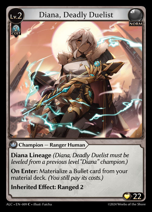 ALC-009 Diana, Deadly Duelist (FOIL)